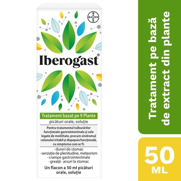 Poza produs Iberogast picaturi orale, Bayer | 50 ml
