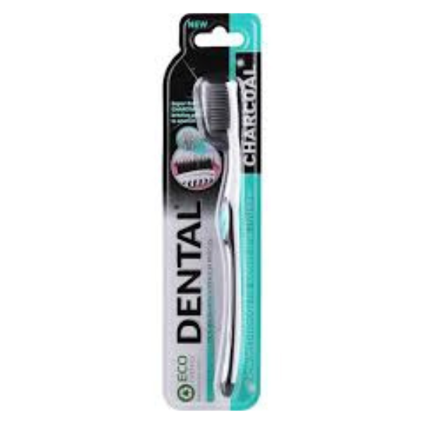 Poza produs Periuta de dinti Dental cu crbune activ - verde, Rubella