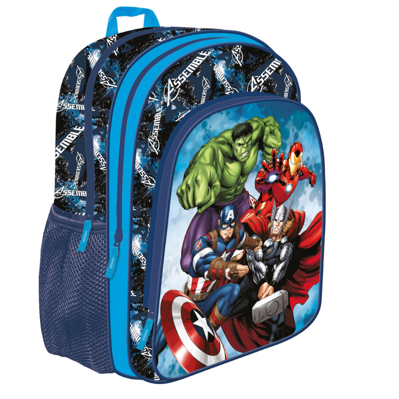 Poza produs Ghiozdan scoala AVENGERS, STM | 38x29x18 cm