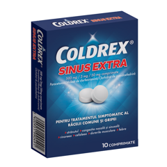 Coldrex Sinus Extra 500 mg/3 mg/50 mg, Perrigo | 10 comprimate
