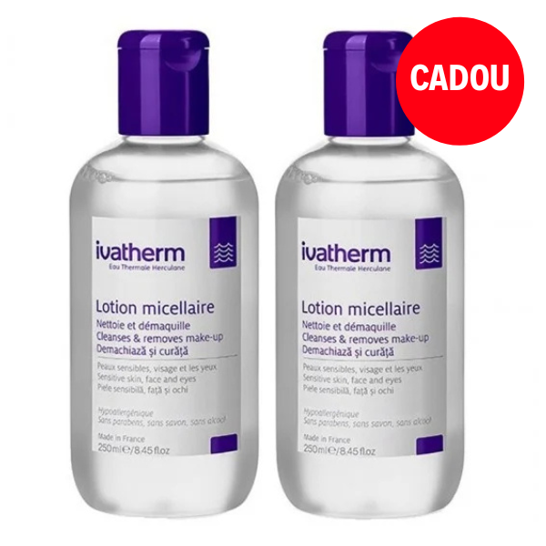 Poza produs IVATHERM LOTIUNE MICELARA 250ML 1+1 CADOU