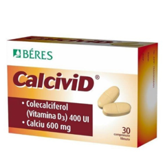 CalciviD, Beres Pharmaceuticals | 30 comprimate