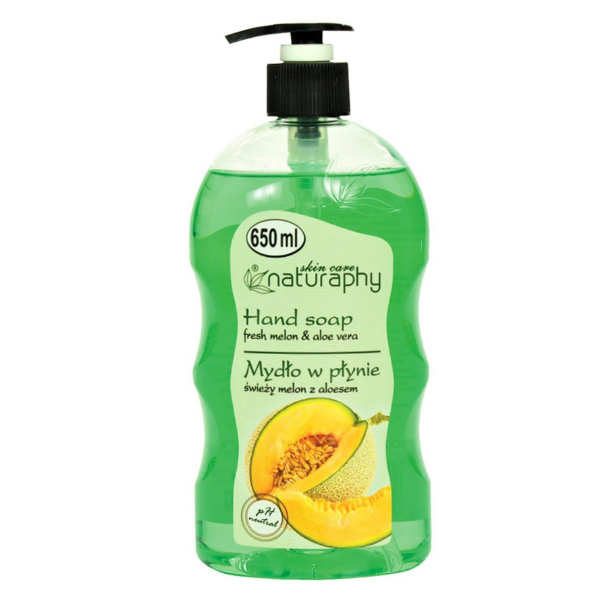 Poza produs Sapun lichid Pepene Galben si Aloe Vera Naturaphy, Blux | 650 ml