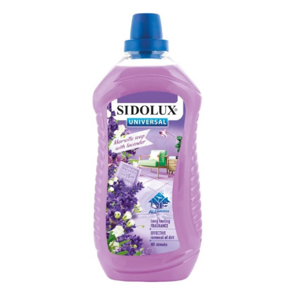 Poza produs Detergent Suprafete lavabile Marseille Soap & Lavender Sidolux Universal, Lakma | 1 L