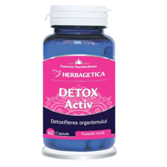 Detox Activ, Herbagetica | 60 capsule