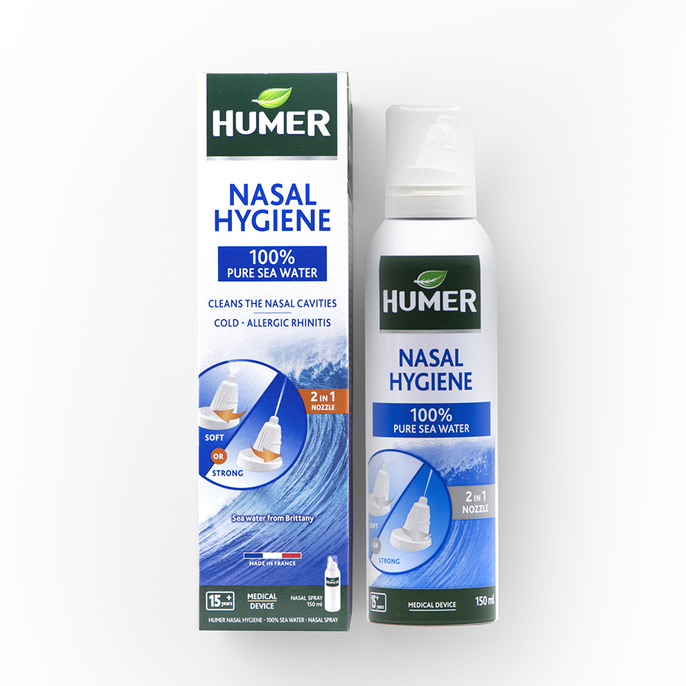Poza produs Spray nazal Humer cu 100% apa de mare nediluata | 150 ml