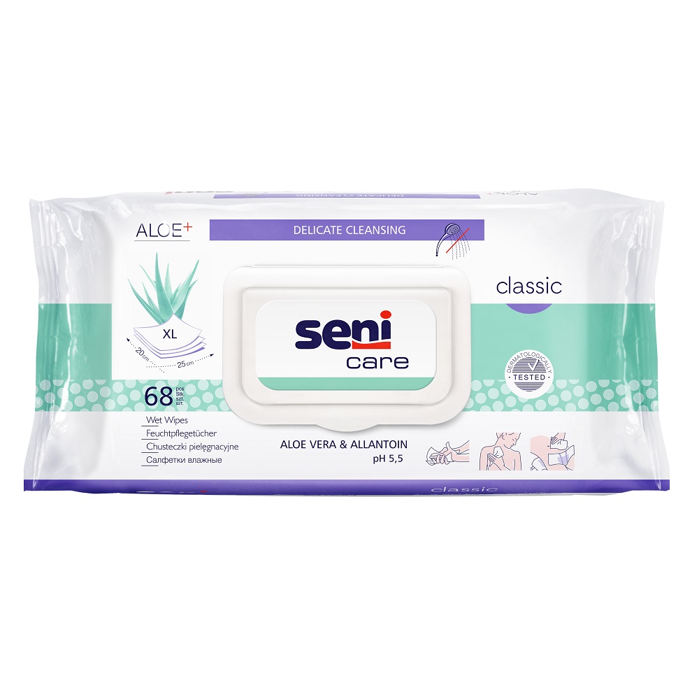 Poza produs Servetelele umede Care Classic, Seni  |  68 bucati