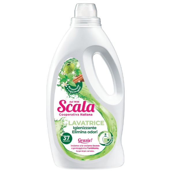 Poza produs Detergent igienizant pentru rufe bergamota si lemn dulce, Scala | 1,5 L