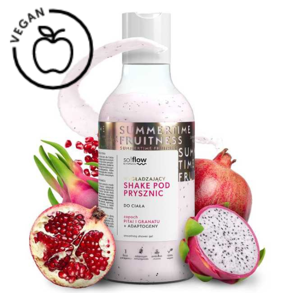 Poza produs Gel de dus So!Flow Shake Rodie si Pitaya, Green Pharmacy | 400 ml
