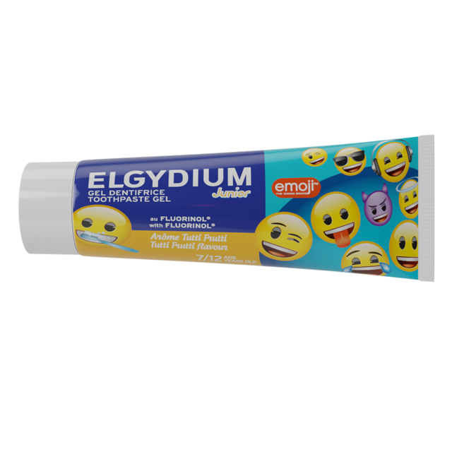Poza produs PFOC ELGYD PASTA DINTI JUNIOR EMOJI TUTTI FRUTTI 7-12ANI 50ML