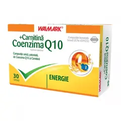 Coenzima Q10 + Carnitina, Walmark | 30 capsule