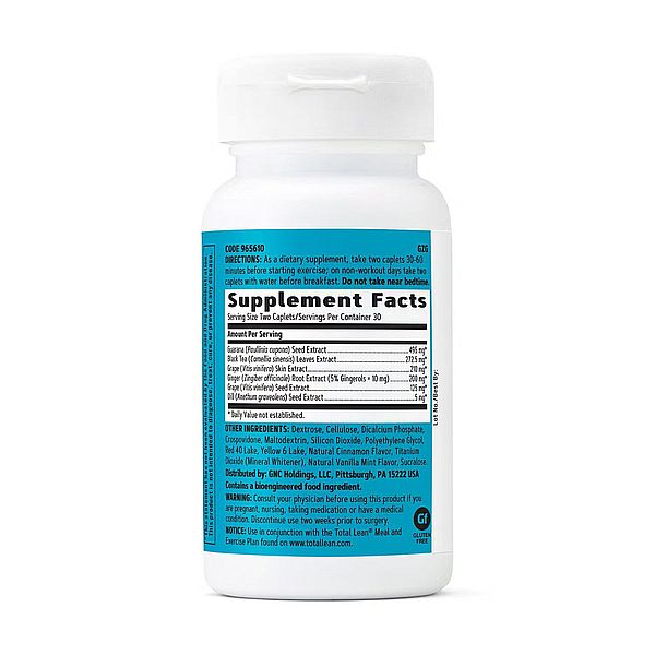 GNC Total Lean Burn 60, Formula Termogenica Pentru Stimularea Metabolismului | 60 tb — poza produs 2/6