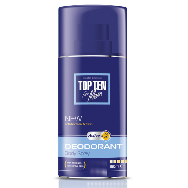 Poza produs Deodorant barbati TOP TEN Active, Rubella | 150 ml