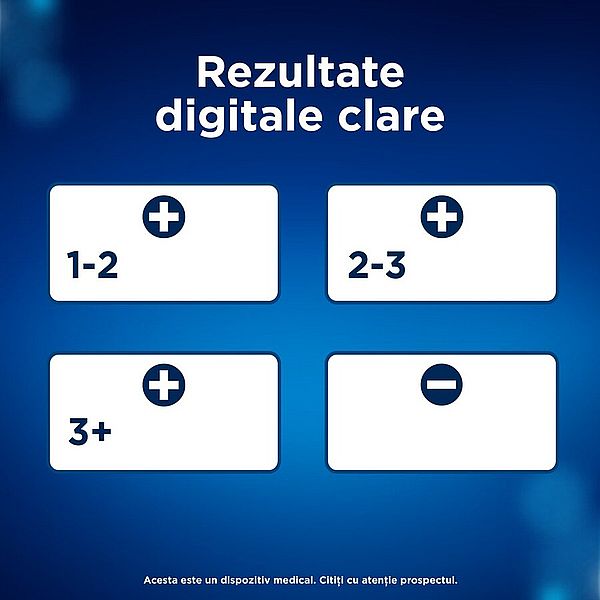 Test de sarcina digital cu indicator de saptamani, Clearblue | 1 bucata — poza produs 10/10
