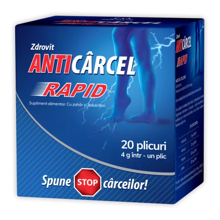 Poza produs Anticarcel Rapid, Zdrovit | 20 plicuri