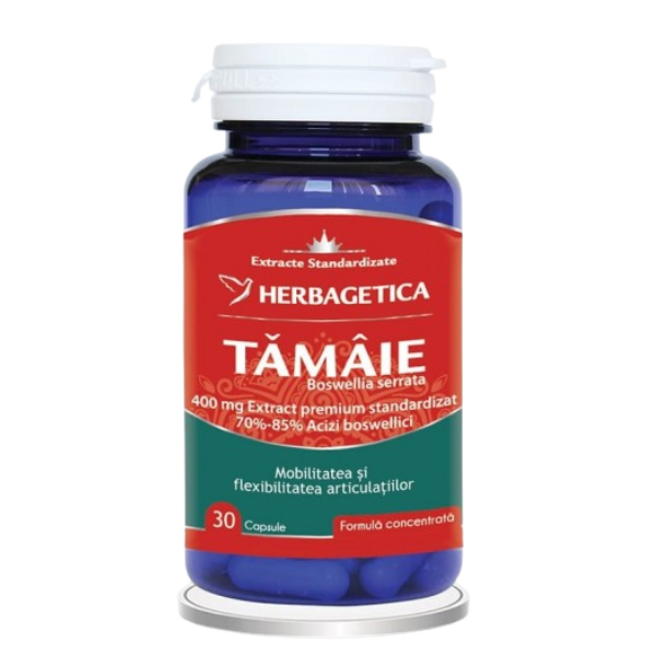 Poza produs Tamaie - Boswellia Serrata, Herbagetica | 60 capsule