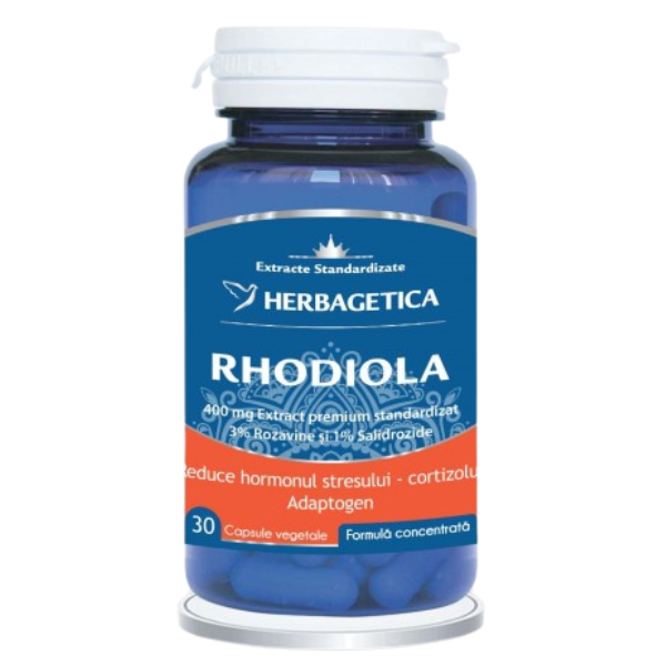 Poza produs Rhodiola, Herbagetica | 30 capsule