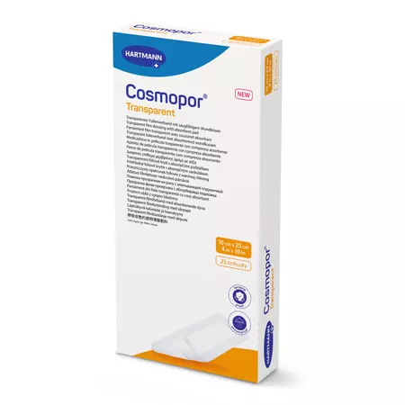Poza produs PLASTURI TRANSPARENTI 10X25CM COSMOPOR X25BUC