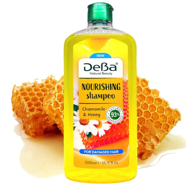 Poza produs Sampon hranitor pentru par deteriorat DEBA NATURAL BEAUTY, Rubella | 500 ml