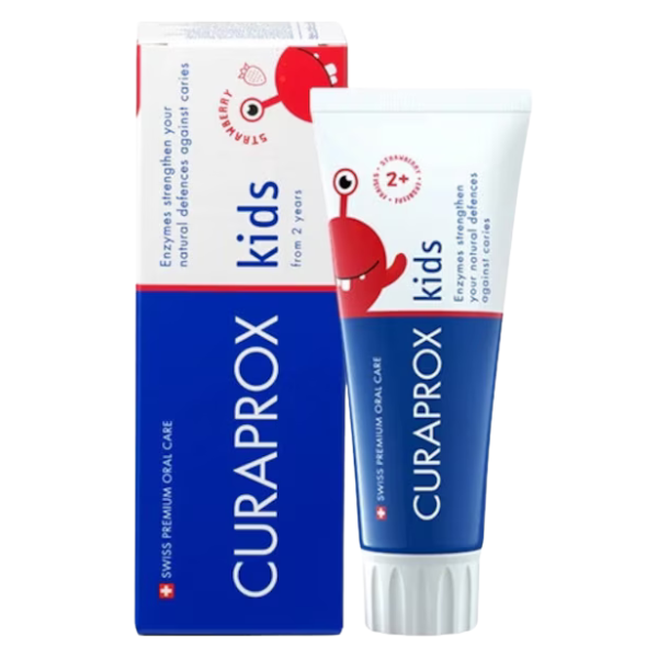 Poza produs Pasta de dinti pentru copii 950 PPM aroma de capsuni, Curaprox | 60 ml