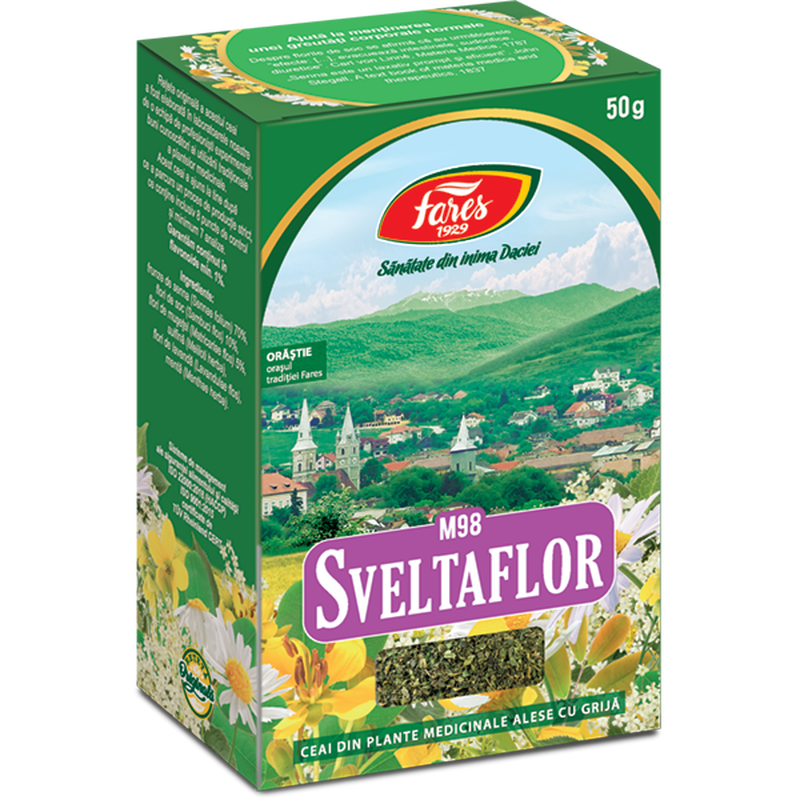 Poza produs Sveltaflor, M98, ceai la punga, Fares | 50G