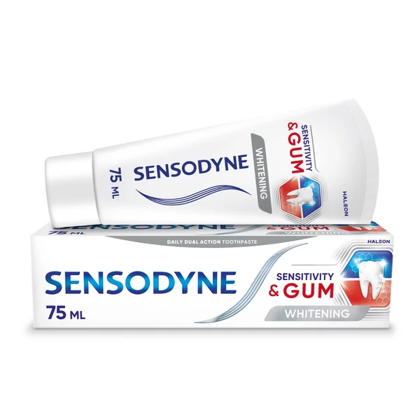 Poza produs Pasta de dinti Sensodyne Sensitive and Gum Whitening, Glaxo | 75 ml