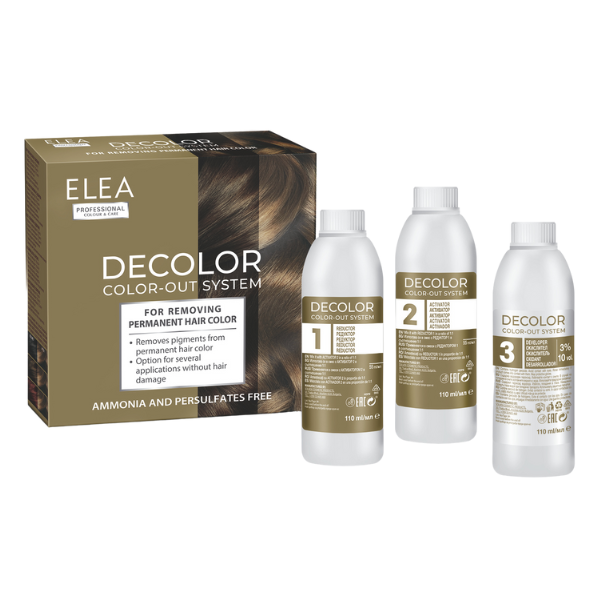 Poza produs Sistem pentru indepartarea vopselei de par Decolor, Elea | 330 ml