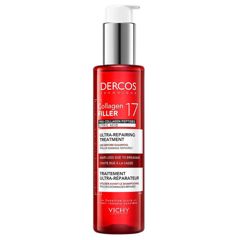 Tratament ultra-reparator cu peptide Pro-Colagen si acid citric Dercos Collagen 17 Filler, Vichy | 150 ml
