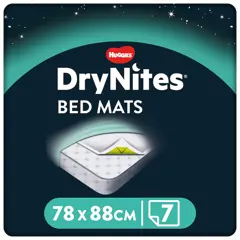 Huggies DryNites Bed Mats protectie absorbanta pentru pat DryNites Bed Mats, Kimberly Clark | 7 bucati