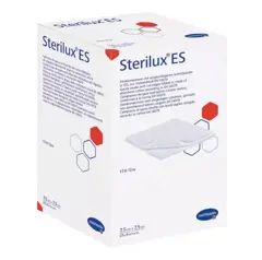 Comprese sterile din tifon Sterilux ES, 7,5 x 7,5 cm, Hartmann | 25 plicuri