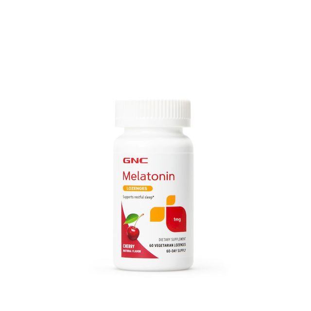 Poza produs GNC Melatonin 1 Mg, Cu Aroma De Cirese | 60 Tb