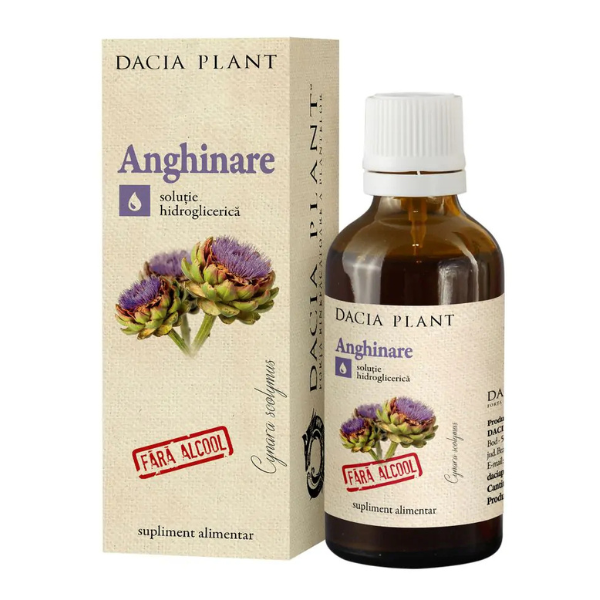 Poza produs TINCTURA ANGHINARE FARA ALCOOL 50ML
