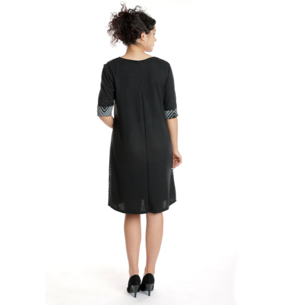 Poza produs Rochie CT24081 (cu sclipici) negru/argintiu, Cesy | marimea XL
