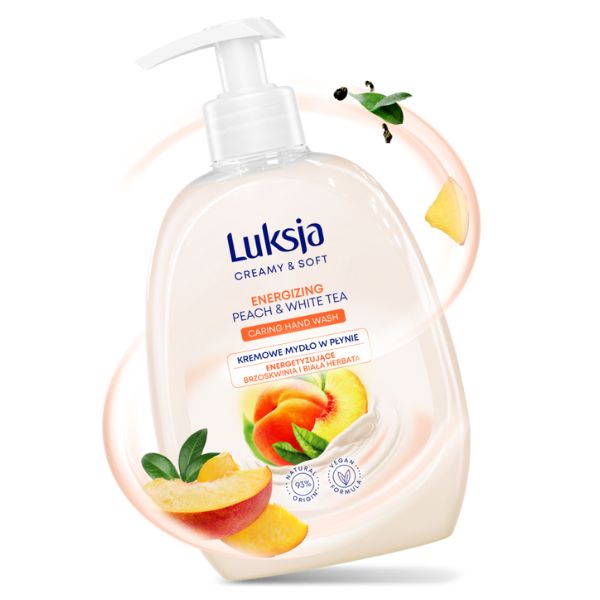 Poza produs Sapun lichid CREAMY & SOFT cu pompita Energizing, Luksja | 500 ml