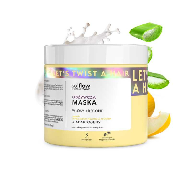 Poza produs Masca Nutritiva So!Flow pentru Par Ondulat, Green Pharmacy | 400ml