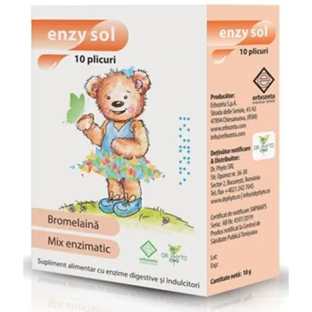 Poza produs Enzysol, Dr.Phyto | 10 plicuri