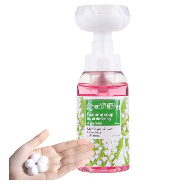 Poza produs Sapun - spuma cu Lacramioare si Glicerina Naturaphy, Blux | 300 ml