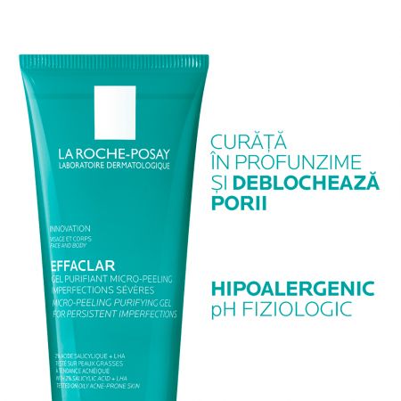 Poza produs Gel de curatare micro-exfoliant Effaclar | 200 ml