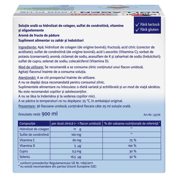 Kollagen 11.000 Plus, Doppelherz System | 36 flacoane — poza produs 5/5