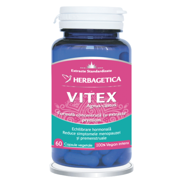 Poza produs Vitex, Herbagetica | 60 capsule