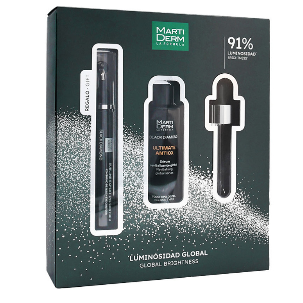 Poza produs Trusa Black Diamond Ser facial Ultimate Antiox 30 ml + Contur ochi Sublime Expert Cadou 2025, Martiderm | 1 set