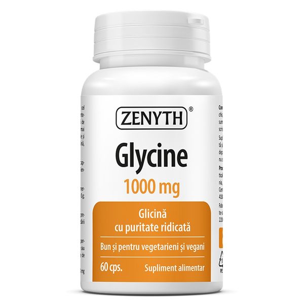 Poza produs Glycine, 1000 mg, Zenyth | 60 capsule