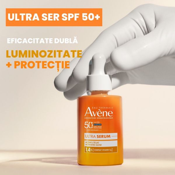 Ultra Serum cu efect de luminozitate si protectie solara SPF 50+, Avene | 30 ml — poza produs 4/9