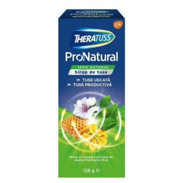 Poza produs Theratuss Pronatural Sirop | 128 g