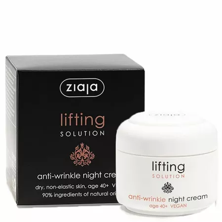 Poza produs Crema antirid de noapte Lifting Solution, Ziaja | 50 ml