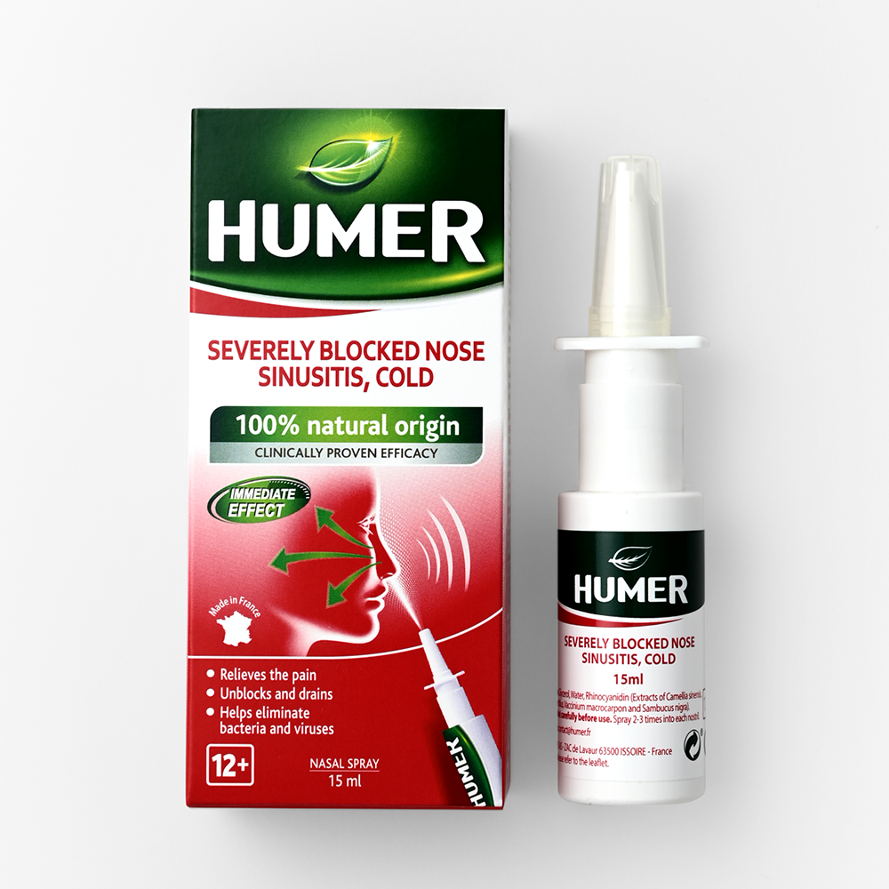 Poza produs Spray nazal Humer sinuzita, nas infundat, raceala | 15 ml