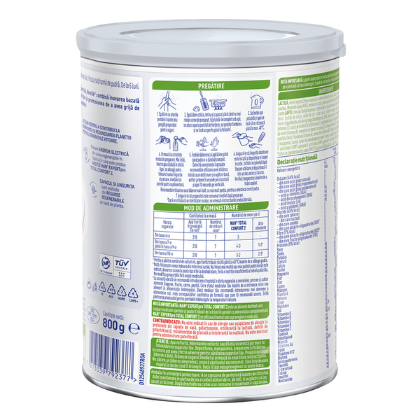 Lapte praf de la 6 luni Nan Expertpro Total Confort 2, Nestle  | 800 g, Nestle  — poza produs 5/5
