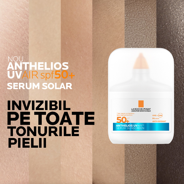 Poza produs Anthelios Uvair ser de fata SPF 50+, La Roche-Posay | 50 ml