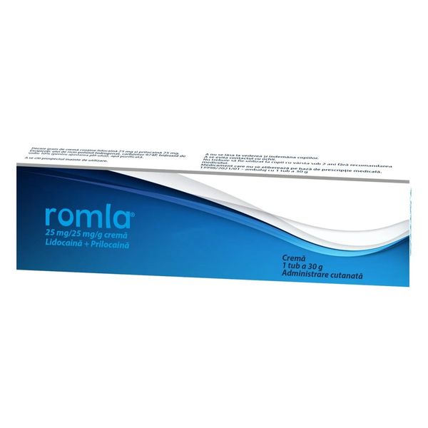 Poza produs ROMLA 25 MG/25 MG/G X 1