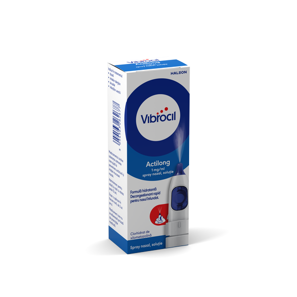 Poza produs Vibrocil Actilong 1 mg/ml spray nazal, Haleon | 10 ml